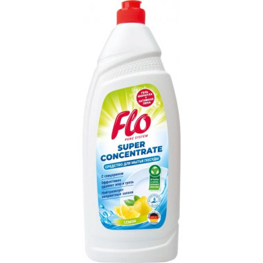 Кондиционер для посуды Flo Lemon 900 мл New